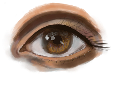 Eye digital painting adobe photoshop app appdesign design digitial painting eye eyeball eyeballs illustration photoshop photoshoptools ui