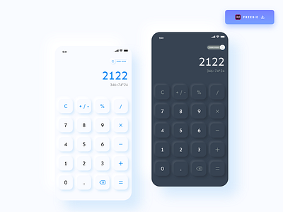 Daily UI Challenge 073/100 - Calculator UI design - (Freebie) 100uichallenge adobe xd ankur tripathi appdesign calculation calculator calculator app calculator ui daily 100 challenge dailychallenge dailyui dailyuichallenge free download freebie neumorphism neumorphism app design uidesign