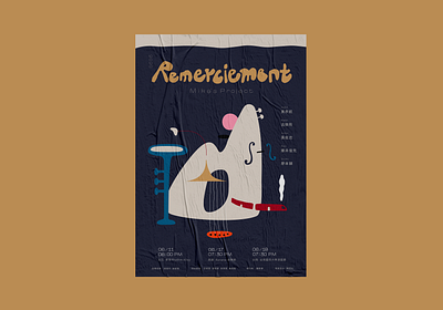 VI design - Remerciement concert branding illustration poster art poster design typography visual design visual identity