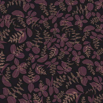 purple leaf pattern camila colombian illustration flowers illustration illustration leaves pattern prints purple quintana textile textile pattern