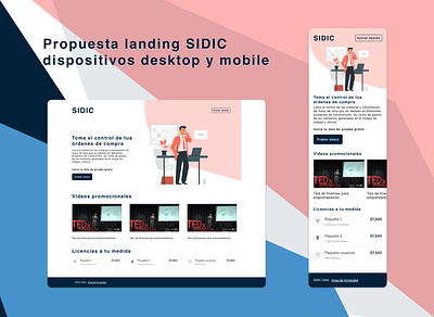 Landing page design desktop homepage homepagedesign landingpage mobile mobilefirst responsive ui uiux uxdesign