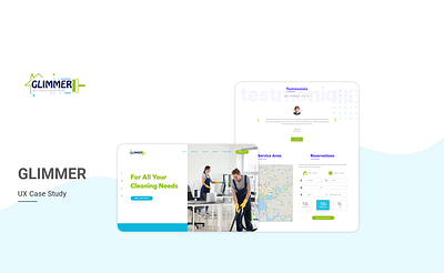 GLIMMER UX Case Study branding buisness design ui ui ux ui design ux ux case study ux design ux research uxdesign uxui web design web ui web ui ux web ux webdesign website