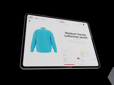 BAZAR 3d analytics animation dashboard design fashion homepage interface ipad iphone mobile shop shopping