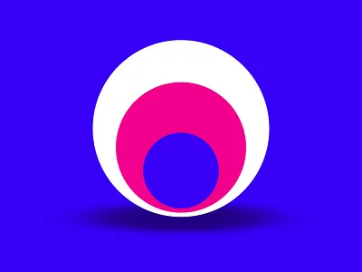 Rollout animation animation after effects blue bright circle eye glitch illustration loop loop animation motion motion design pink psychedelic red roll shadow simple white