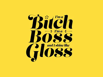 Boss B*tch - Doja Cat doja cat type type art typedesign typogaphy