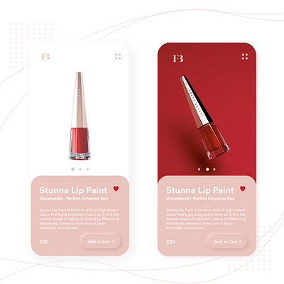 Fenty Beauty Mobile App app application dailyui dribbble fashion fenty fenty beauty makeup app mobile app design trending ui ui ui inspiration uidesign uii tips uitrend uiux uiux design uiuxdesign userinterface web design