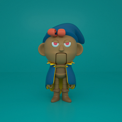 GENO 3d character character design cute geno illustration kawaii mario rpg render