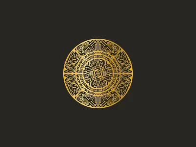 32 Circel Engraving abstract artdeco badge calendar circle cosmos engraving gold illustration logo monoline vector