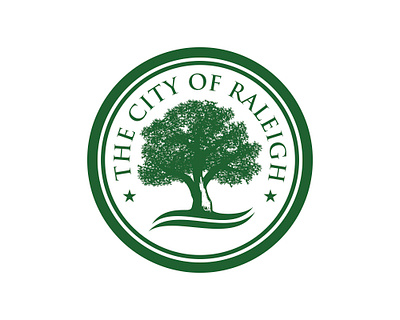 THE CITY OF RALEIGH branding clean design flat icon identity illustration logo logo design vector