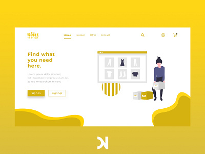 Home Custome Web Design design minimal ui ux web website