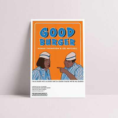 Good Burger Poster adobe illustrator design illustration illustration design poster poster design vector