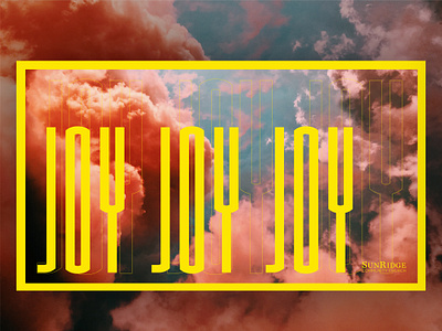 Joy Series - Banner border bright clouds joy series slide
