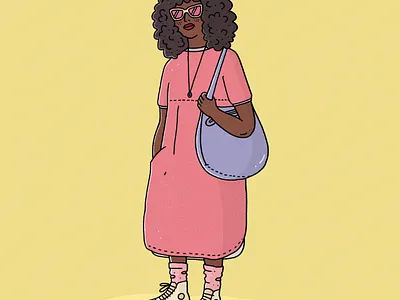 Character concept 2d cartoon cartoon character cartoon illustration character characterdesign girl girl character girl illustration illustration illustrator yellow