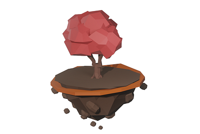 Low Poly Tree 3d blender blender3d blender3dart illustration island isometric low poly lowpoly lowpoly3d lowpolyart lowpolygon tree
