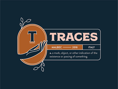 Traces a trace bottle design malbec merlot packaging red wine t trace traces wine wine label wine mockup