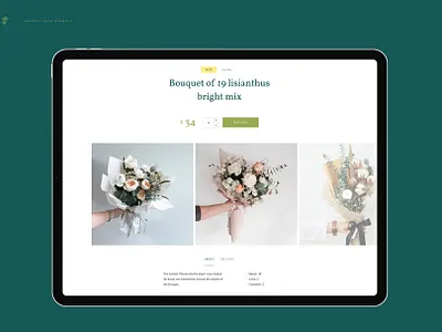 Florence - eCommerce Web UI Kit figma flowers flowershop kit marketing store templates ui web
