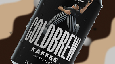 Monobrew - Coldbrew 3d after effects animation branding character character design design illustration logo vector