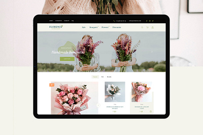 Florence - eCommerce Web UI Kit figma flowers flowershop kit market shop ui web