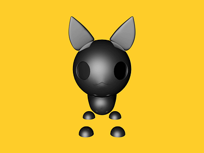 Sinister Cat 3d c4d cat concept design digital illustration luck minimalism motion render typography