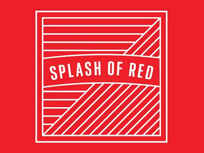 Splash of Red adobe illustrator branding logo minimal vector