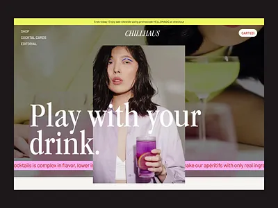 Cocktail ordering website delivery icon logo online ordering people phenomenon studio ui ui design web design webdesign website