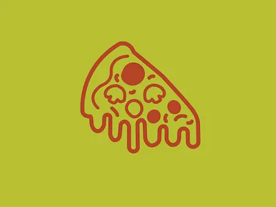 Pizza Icon adobe illustrator branding icon icon design logo minimal vector
