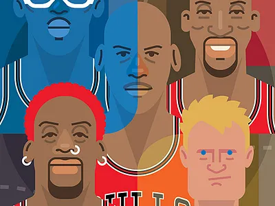 The Last Dance 1990s art basketball chicago chicago bulls culture espn illustration michael jordan nba pop popart sports