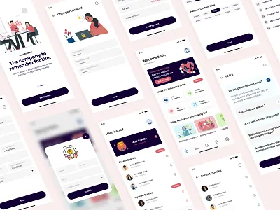 Insurance App Design agency app concept car insurance education insurance financial insurance health app health insurance insurance app insurance broker insurance company life insurance mobile mobile app mobile app design mobile app ui mobile ui onboarding onboarding screen user interface