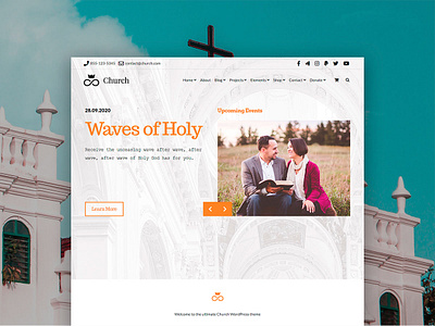 Church WordPress Theme - Religious Website Builder believe church church branding church design church logo church marketing church template design faith god page builder plugins religious responsive site builder template theme web design web development wordpress