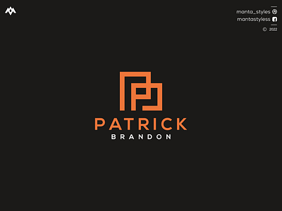 PATRICK BRANDON 3d animation branding design icon letter logo minimal motion graphics ui