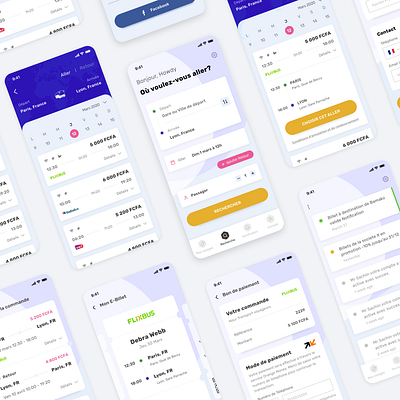 ⚡️Ticket Booking App app design concept design design mobile ui ticket app ticket booking ui ui design uidesign