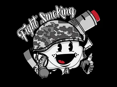 Fight Smoking Design branding design icon illustration vector