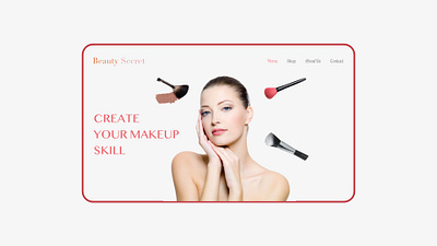 Beauty Secret design ui ux web