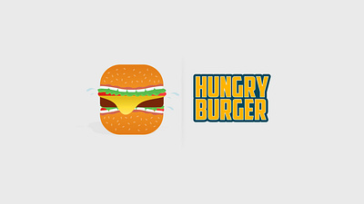 #Hungry Burger #HaveItAnytime branding burger colors graphics hungry illsutration logo branding simple style text vector