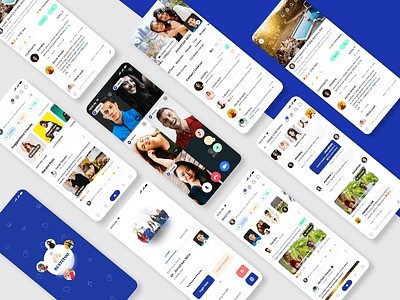 Social Networking Services Mobile App UI Kit