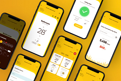 INNOVATIVE UNDERFLOOR HEATING SOLUTIONS app app app design iot sapo ui ui kit user experience user inteface ux