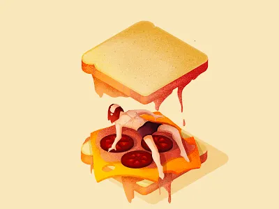 Served animator character characterdesign design dribbble dribbble best shot graphics illustration illustrator motiongraphics sandwich