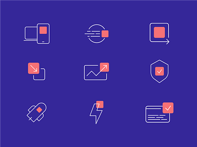 Icon collection agency app branding conception design graphic design icon illustration inspiration shortcut ui ux vector website