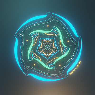 Mandala 2020 08 blender blender 3d