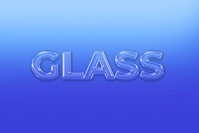 Glass effect photoshop glass glass text effect logo mockup style text text effect