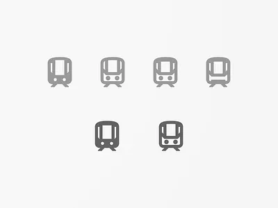 MRT-3 Light Rail Icons commute figma local maps material design philippine pinoy transportation travel vehicle