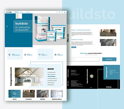 Building Supplies Store clean design layout minimal ui uiux ux web webdesign website