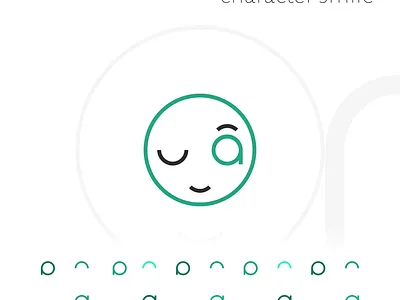 Smile brand branding creative design identity logo presentation vector