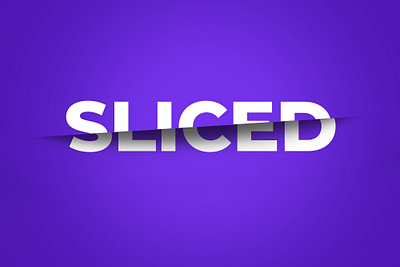 Sliced text effect logo mockup slice slice text effect style text text effect