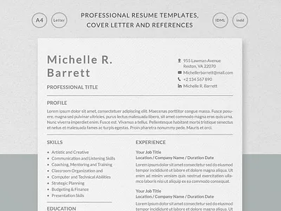 Professional Resume Templates clean resume creative resume curriculum vitae cv cv template download free modern modern resume professional resume resume design resume template template