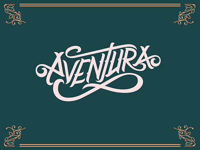 Aventura Logo concept creative design digital 2d graphic design icon illustration lettering lettermark letters logo logo design product design typography