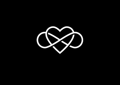 infinity love branding eternal love geometric heart identity logo love визуальная идентификация разработка логотипа