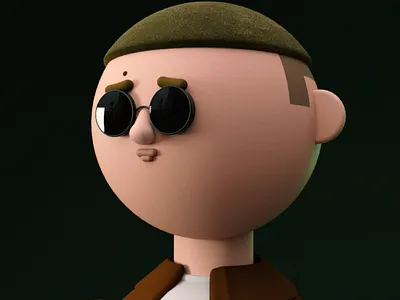 Radek 3d 3d art 3d model animation character character design cinema4d design illustration motion