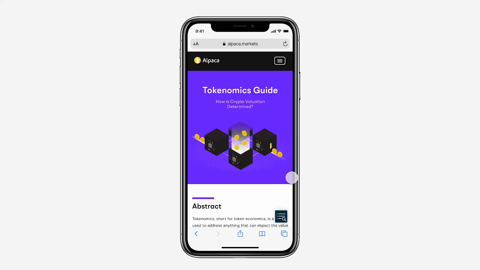 Tokenomics Guide Landing Page by Alexis Leano on Dribbble