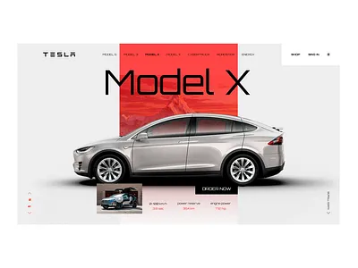 Tesla Model X design illustration tesla web